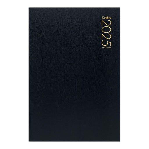 Collins A42 Black Diary 2 Days View Hard Cover 150505_1