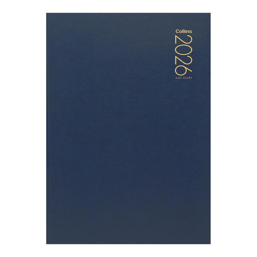 Collins A43 Navy Even Year Diary - Week to View 438045_1