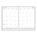 Collins A4 Floral Monthly Planner 110460 - Even Year_2