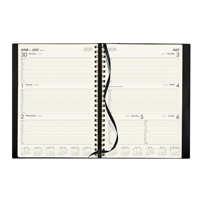 Collins A4 Mid Year Diary 2025/2026 Week To View_2