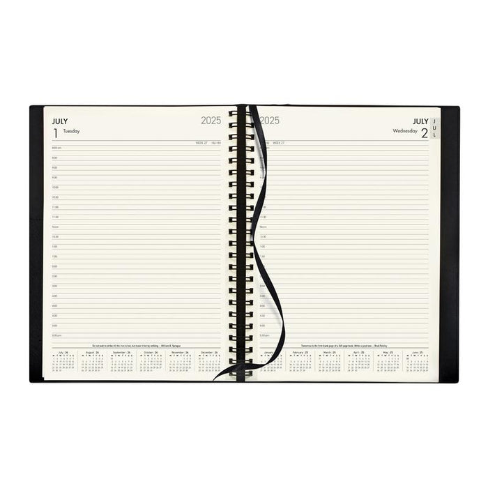 Collins A4 Mid Year Diary 2025/2026 - Day Per Page_2