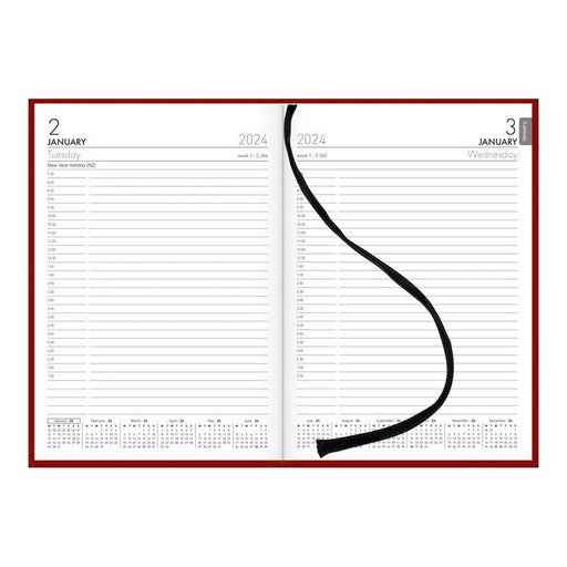 Collins A51A Red Appointment Diary Even Year 438287_2