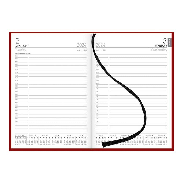 Collins A51A Red Appointment Diary Even Year 438287_2