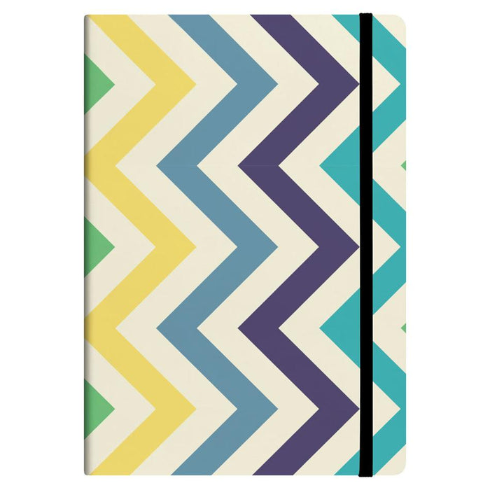 Collins A5 Geometric Daily Journal - Hard Cover, 4 Pack_1