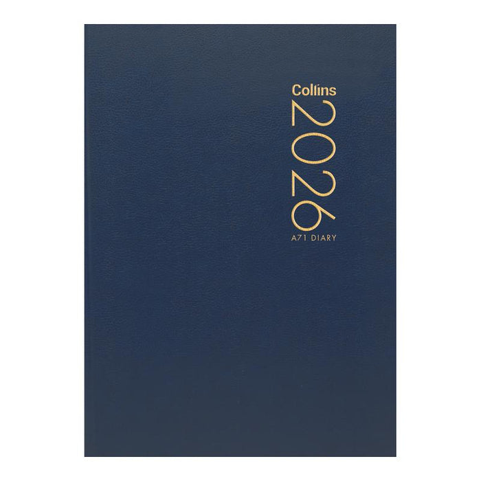 Collins A71 Navy Diary 2024, Day to View, Adhesive Bound_1
