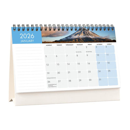 Collins Desk Calendar Flip Over NZ Pictorial 210x150mm_2