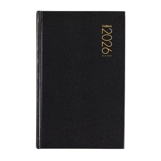 Collins Diary Black Even Year 81A 195x125mm Hardcover_1