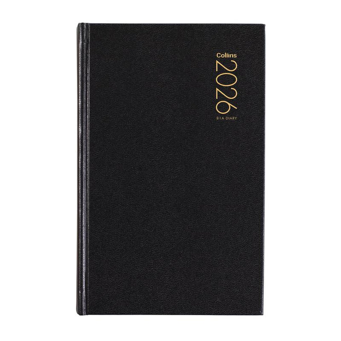 Collins Diary Black Even Year 81A 195x125mm Hardcover_1