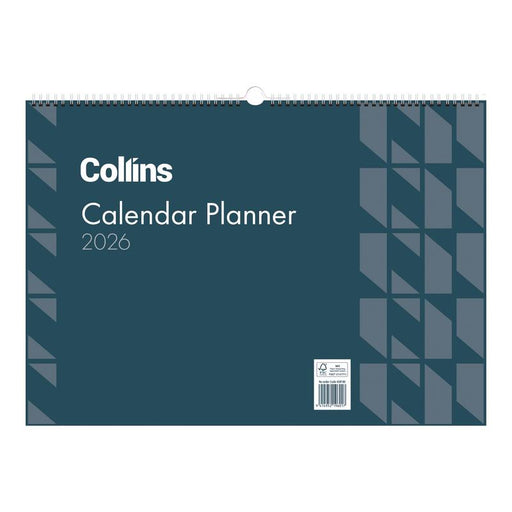 Collins Even Year Calendar 1 Month View Wiro Bound 420mm_1