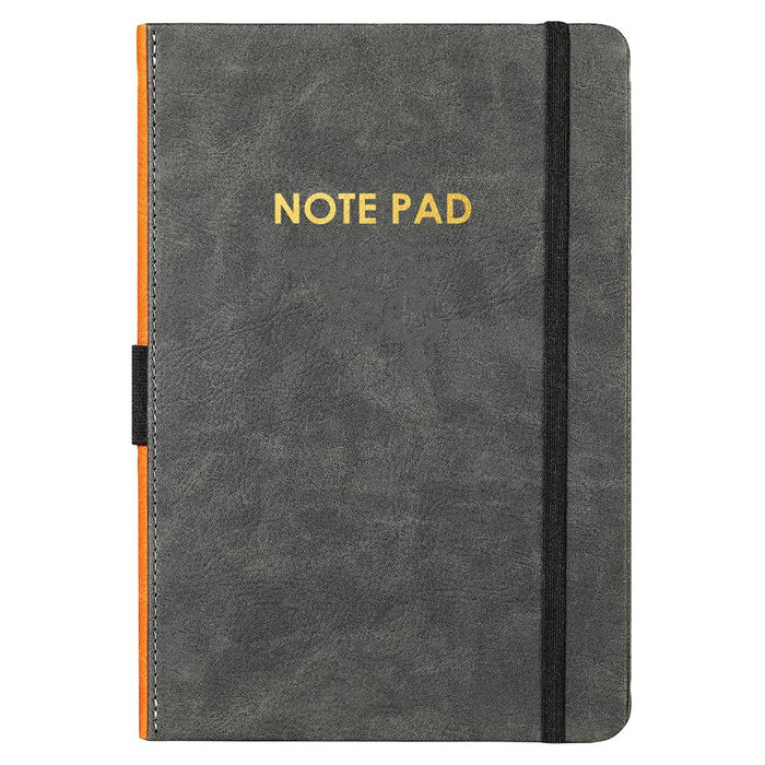 Collins Executive Notepad 185x258mm Gold Foil Cover_1