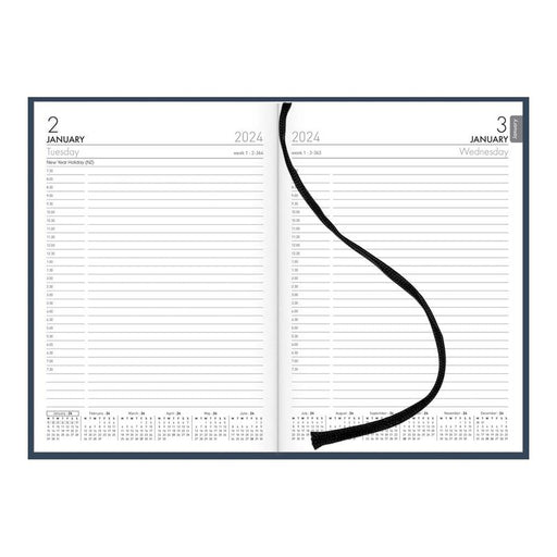 Collins Navy A51A Diary 2024 Appointment Planner 438286_2
