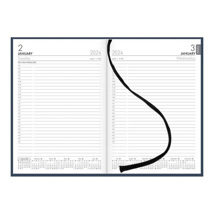 Collins Navy A51A Diary 2024 Appointment Planner 438286_2
