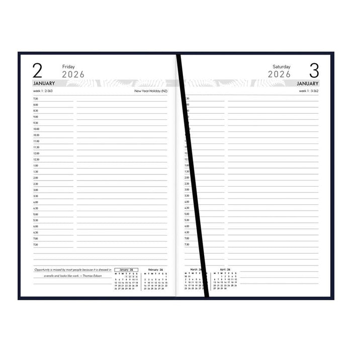 Collins Navy Diary 81A Even Year 195x125mm 438082_2