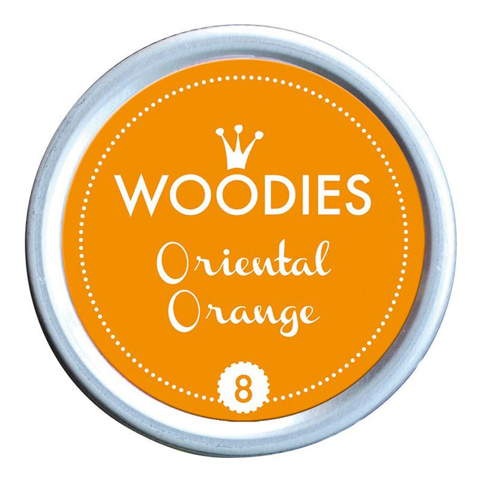 Colop Woodies Stamp Pad 38mm Oriental Orange 350029_1