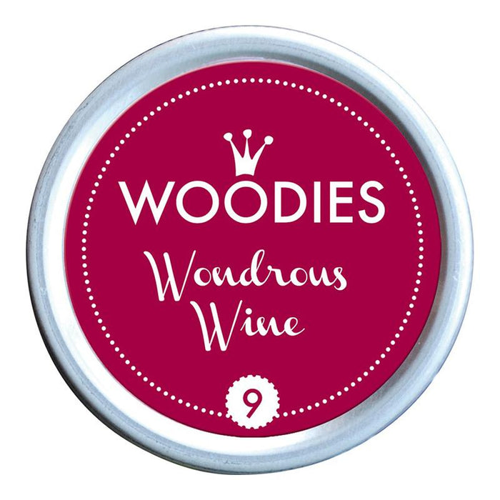Colop Woodies Stamp Pad 38mm Wondrous Wine 350033_1