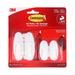 Command Hook 17081-2VP Designer Small Medium White, Pack of 4 10347_1
