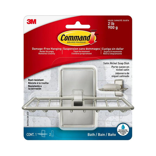 Command Soap Dish BATH34-SN-ES Satin Nickel 10289_1