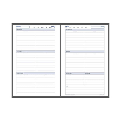 Debden Desk Dayplanner Refill Undated Week to View CDDK1016_2