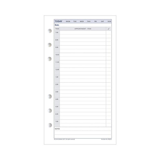 Debden Personal Dayplanner Refill Undated Day to a Page CDPR2015_2