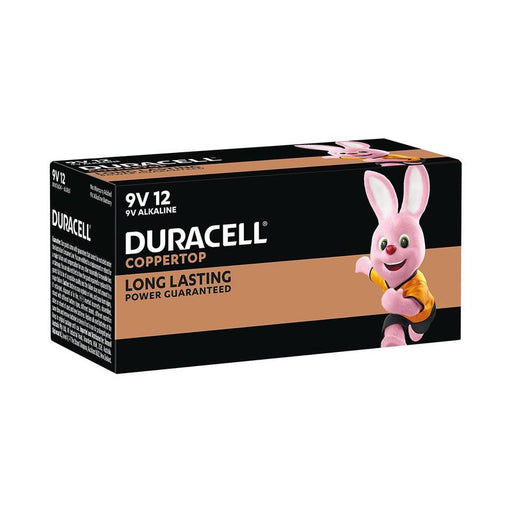 Duracell Coppertop Alkaline 9V Battery, Bulk Pack of 12 D2581628_1