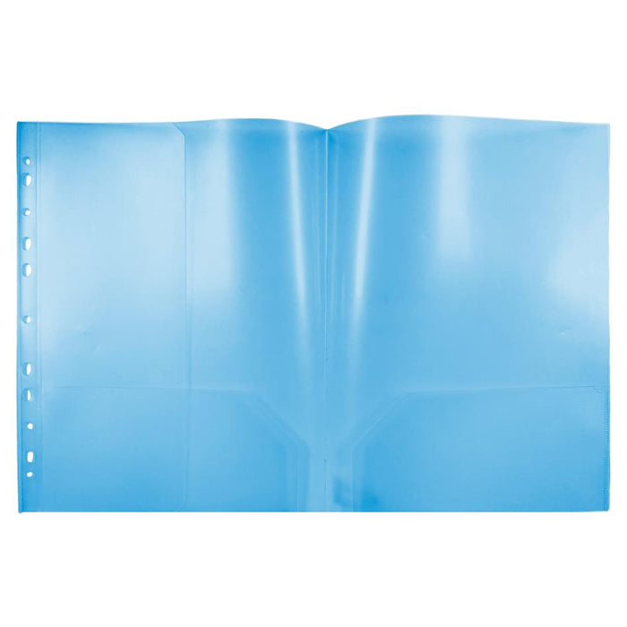 FM A4 Binder Report File Ice Blue, 11-Hole, 12466561_2