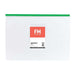 FM A4 Clear PVC Data Wallet with Zip - Assorted Colors 231870_1