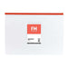 FM A4 Clear PVC Data Wallet with Zip - Assorted Colors 231870_4