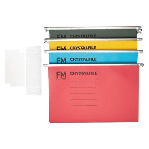 FM Crystalfile Suspension Files Pack of 20 Assorted Colors_1