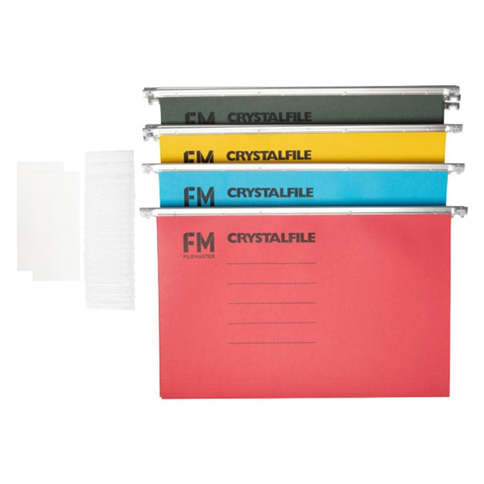 FM Crystalfile Suspension Files Pack of 20 Assorted Colors_1