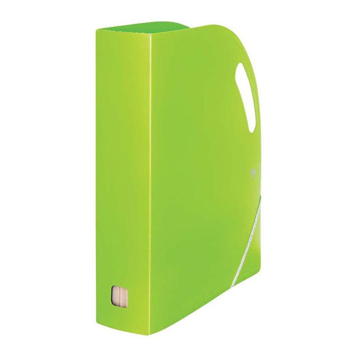 FM Expanding Magazine File - Lime Green, 13 Pockets, Durable_2