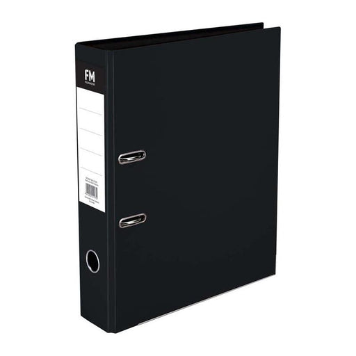 FM Vivid Black Lever Arch Binder Foolscap 70mm Spine_1