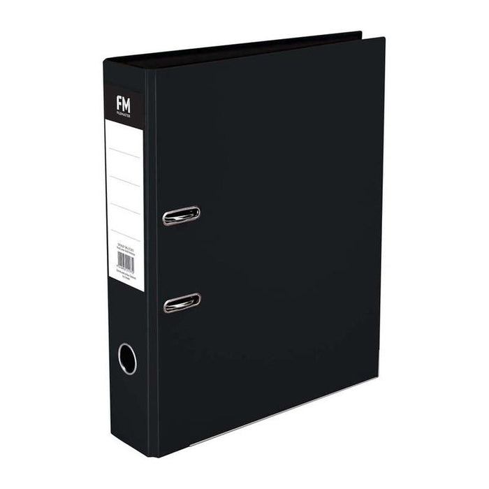 FM Vivid Black Lever Arch Binder Foolscap 70mm Spine_1
