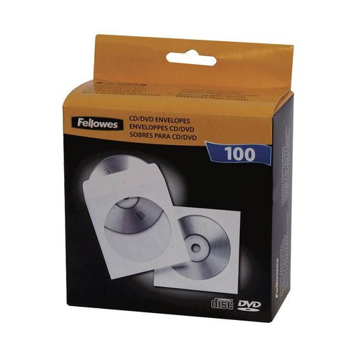 Fellowes CD Envelopes, Pack of 100 F90691_1