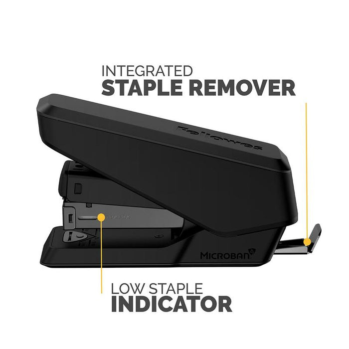 Fellowes LX840 EasyPress Half Strip Stapler Black F5012901_6
