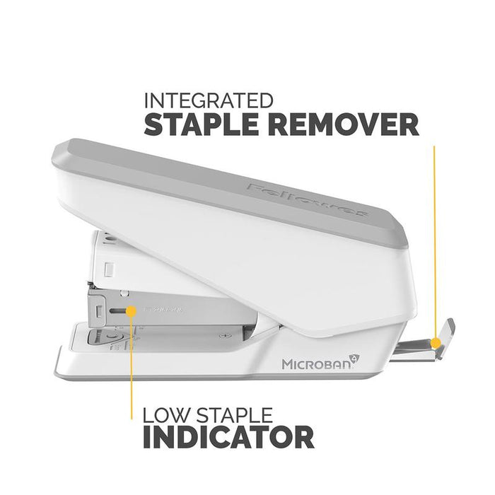 Fellowes LX840 EasyPress Half Strip Stapler White F5011701_6
