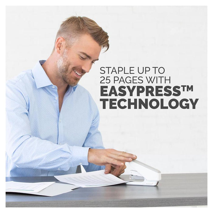 Fellowes LX840 EasyPress Stapler White, 25 Sheet Capacity_4