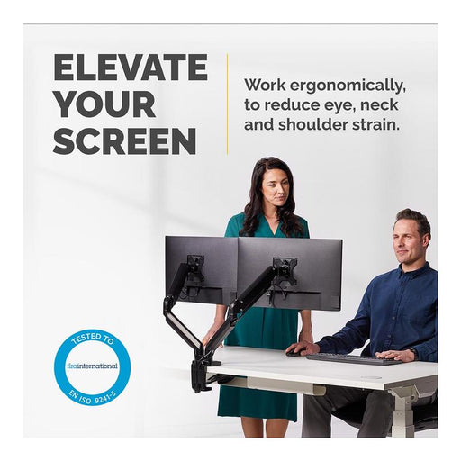 Fellowes Monitor Arm Platinum Dual F8042501_2