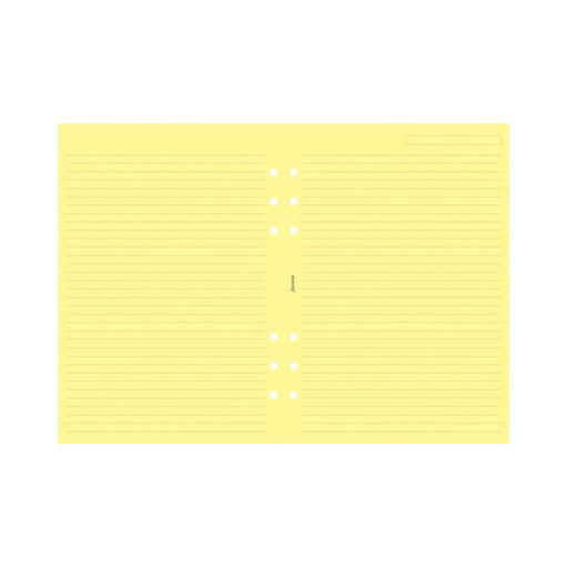 Filofax A5 Ruled Notepaper Refill - Yellow 100 Sheets F343010_2