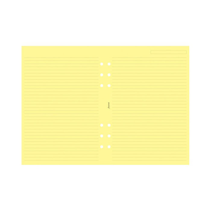 Filofax A5 Ruled Notepaper Refill - Yellow 100 Sheets F343010_2