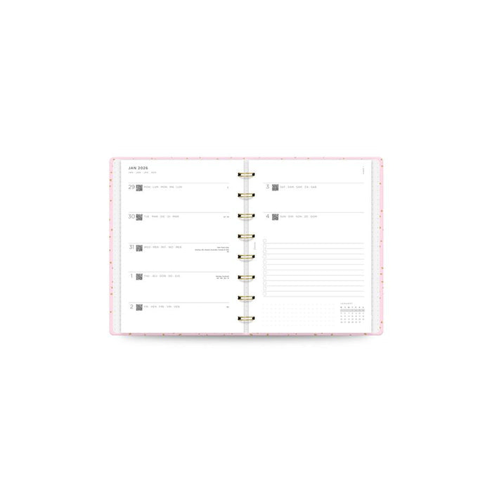 Filofax Confetti A5 Planner Rose Quartz 2026 1001651_2