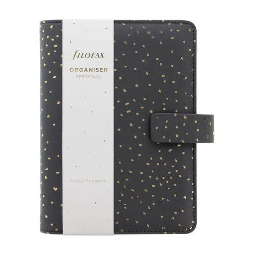Filofax Confetti Personal Organiser Charcoal F028722_1