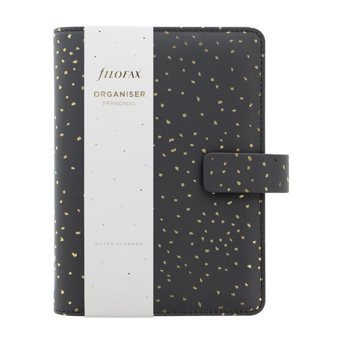 Filofax Confetti Personal Organiser Charcoal F028722_1