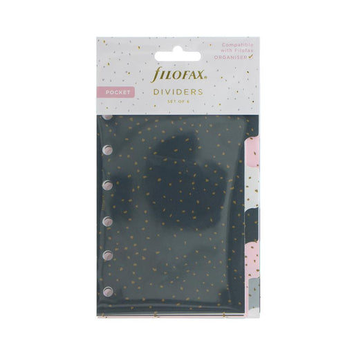 Filofax Confetti Plastic Pocket Dividers Set of 6 F132704_1