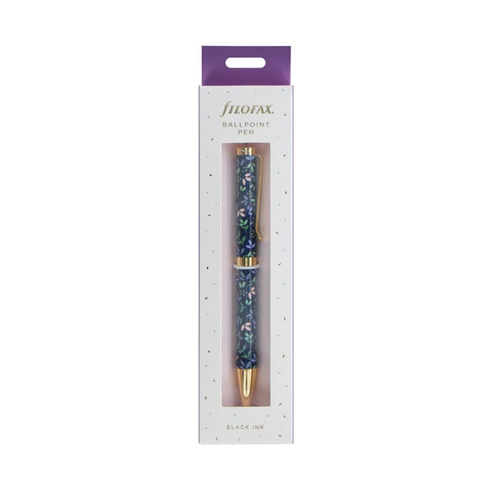Filofax Garden Navy Ballpoint Pen F132746, Refillable 1mm_1