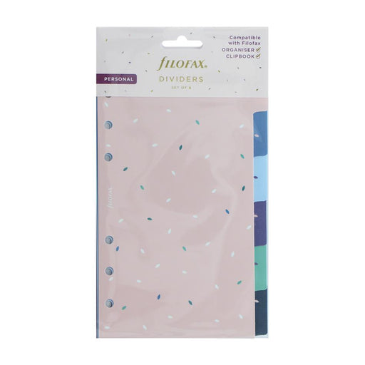 Filofax Garden Personal Dividers Plastic Set of 6 F132743_1