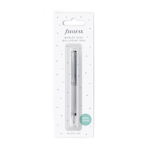 Filofax Mini Ballpoint Pen Barley Chrome Finish F061041_1