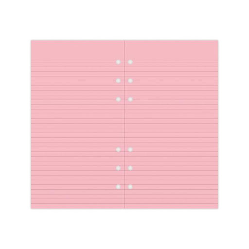 Filofax Organiser Refill Personal Notepaper Ruled Pink F133007_2