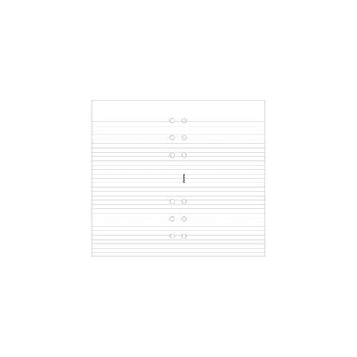 Filofax Organiser Refill Personal Notepaper Value Pack Ruled White F133047_2