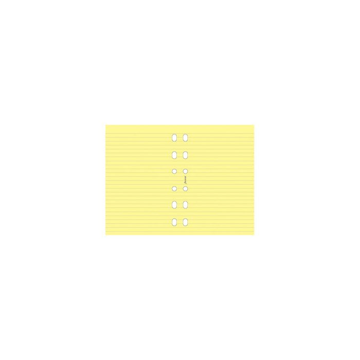 Filofax Organiser Refill Pocket Notepaper Ruled Yellow F213010_2