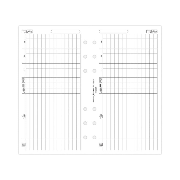 Filofax Personal Finance Organiser Refill F130618 - 20 Sheets_2